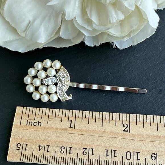 Bridal Hair Pins Pearl Rhinestone Vintage Jewelry Wedding Hair Accessories main image 4